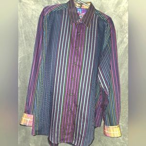 🎊🎊🎊Men's Robert Graham Long Sleeve Shirt; Size: 2XL🎊🎊🎊